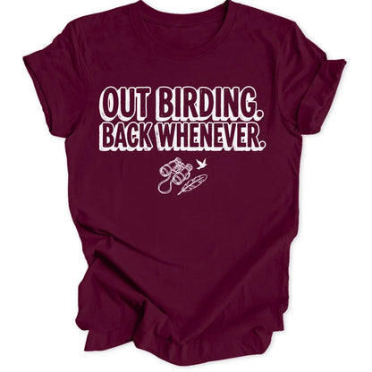 Out Birding - Maroon