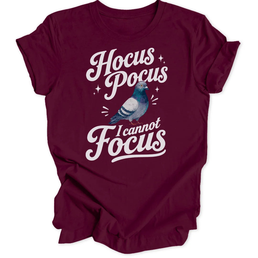 Hocus Pocus Pigeon Focus - Maroon