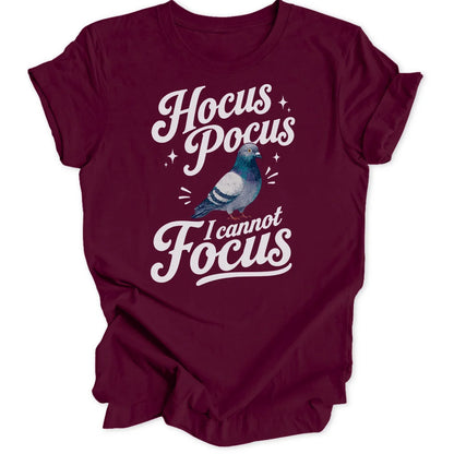 Hocus Pocus Pigeon Focus - Maroon