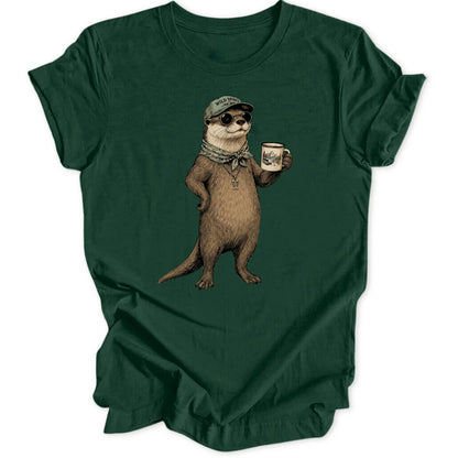 Wild Spirit Otter - Forest Green