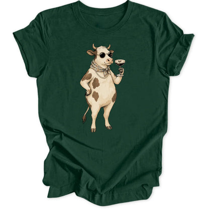 Classy Cow - Forest Green