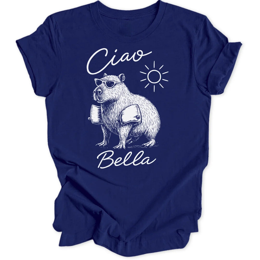 _Ciao Bella Capybara - Navy