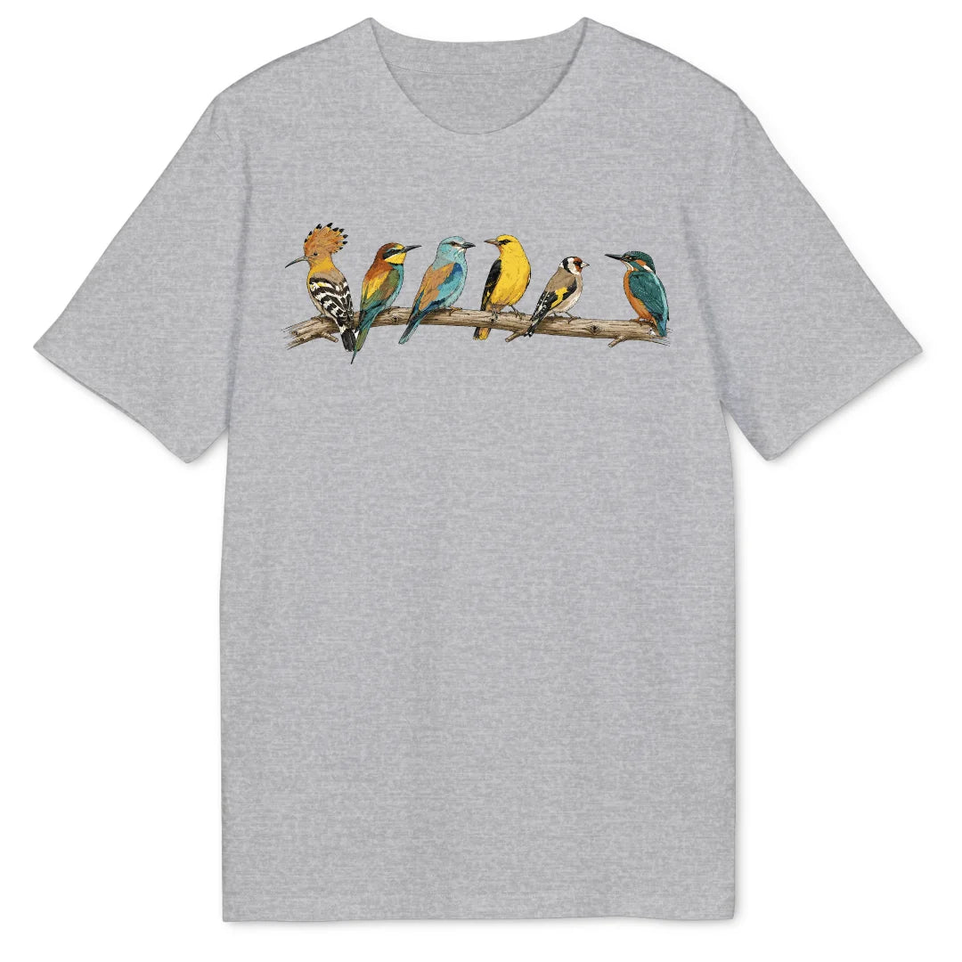 Exotic Bird Branch - Heather Grey