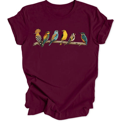 Exotic Bird Branch - Maroon