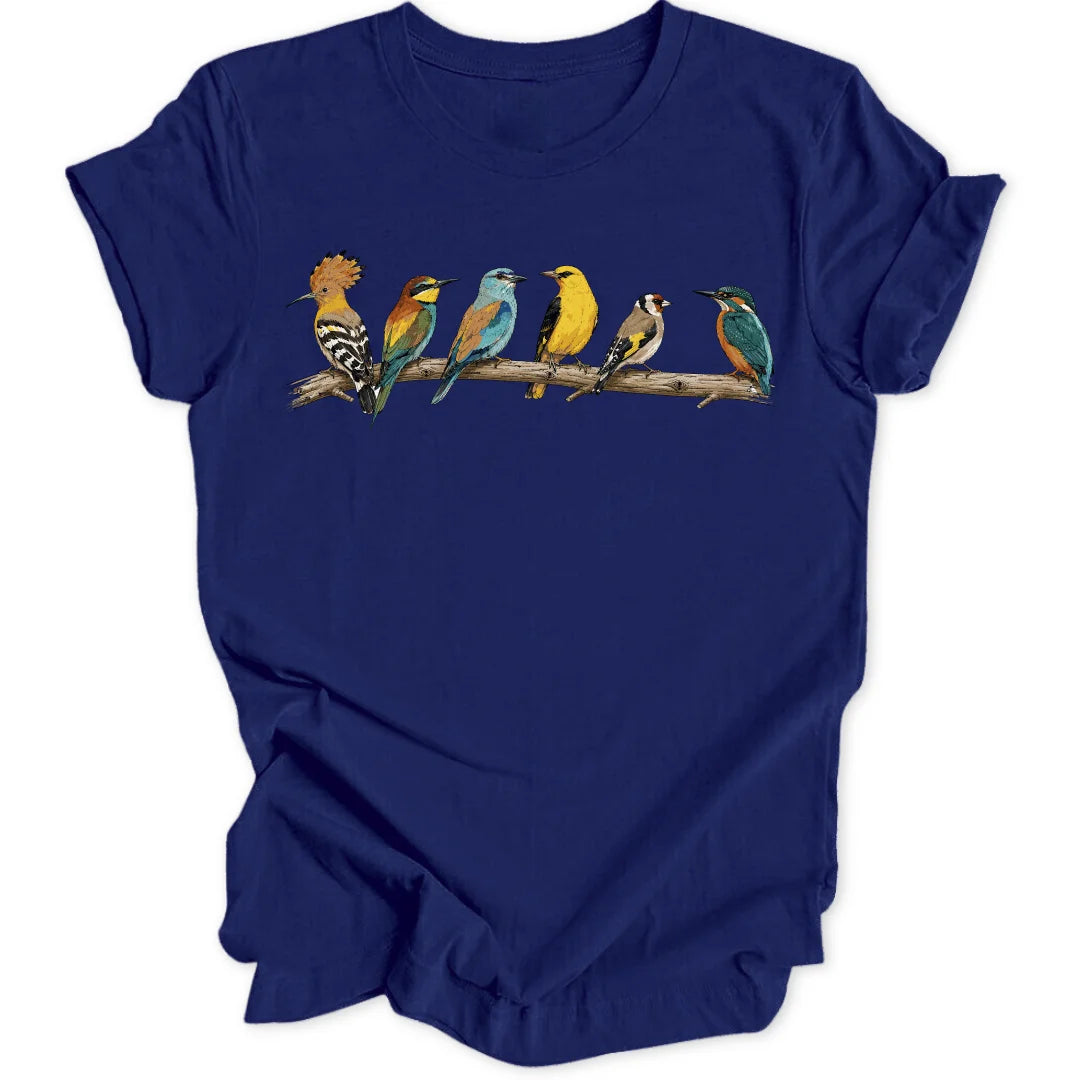 Exotic Bird Branch - Navy