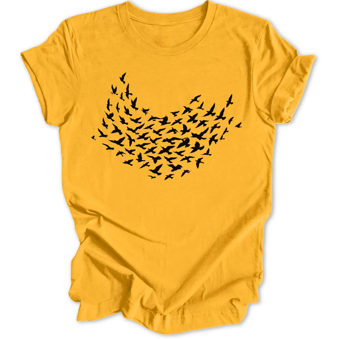 Bird Flock - Gold