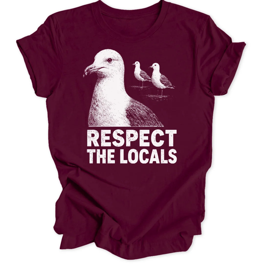 Respect Seagulls - Maroon