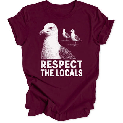 Respect Seagulls - Maroon