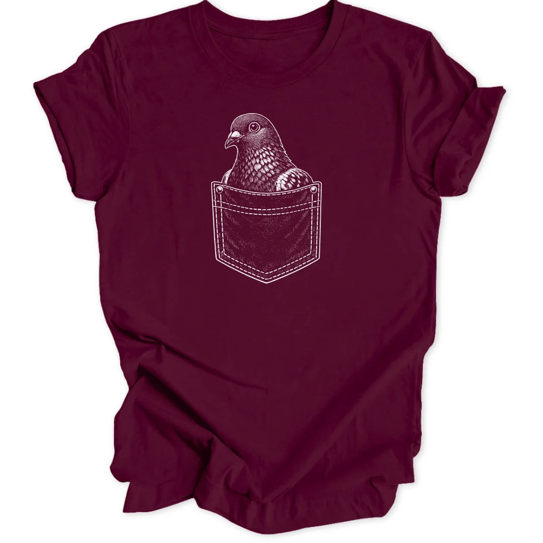 Pigeon in a Pocket - Maroon