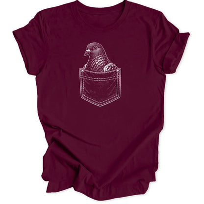 Pigeon in a Pocket - Maroon