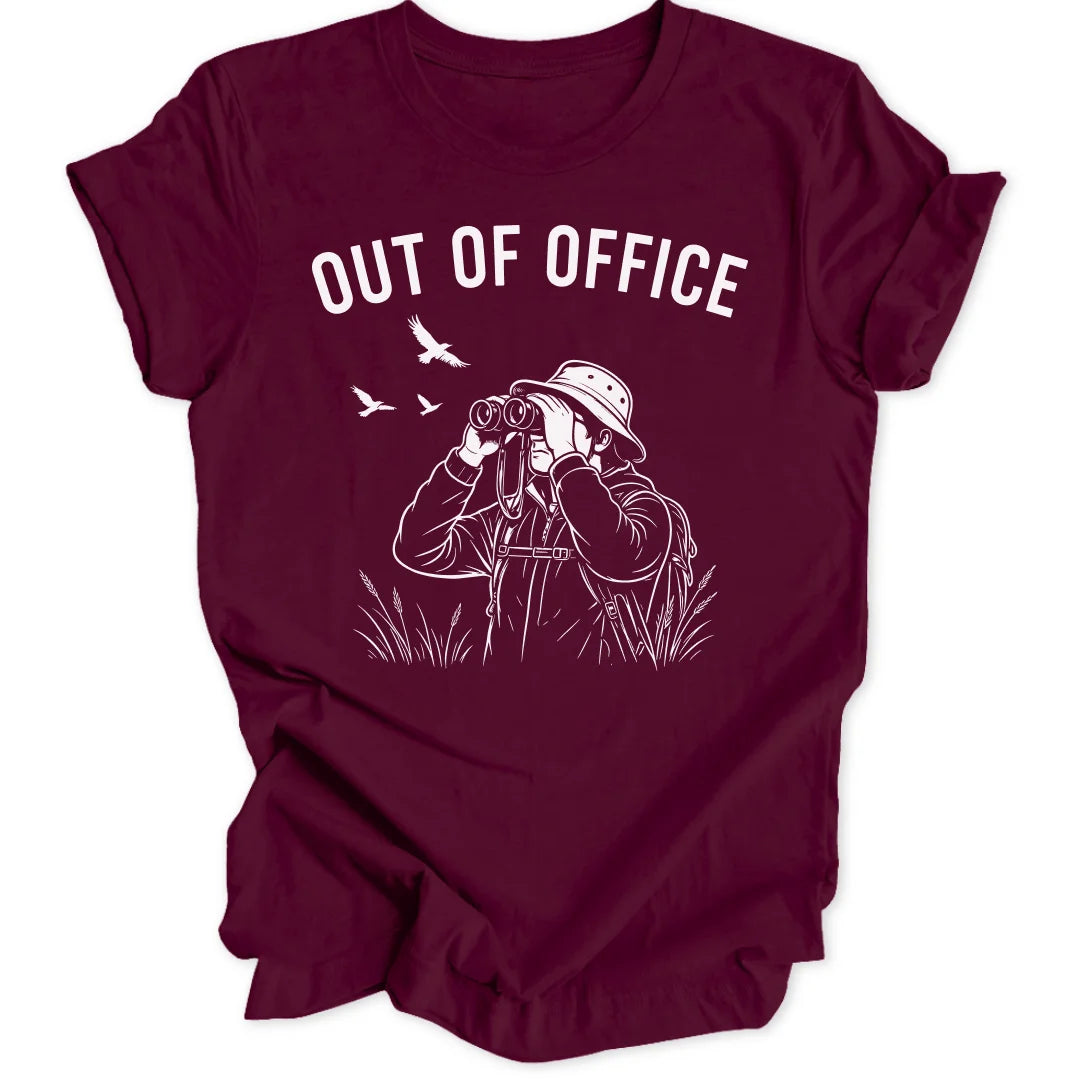 Bird Office - Maroon