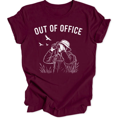 Bird Office - Maroon