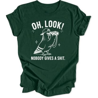 Oh Look Pigeon - Forest Green