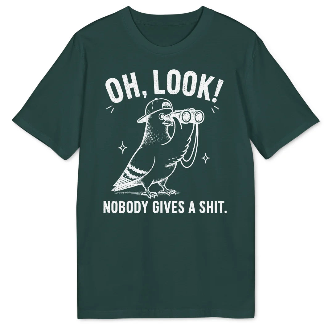 Oh Look Pigeon - Glazed Green