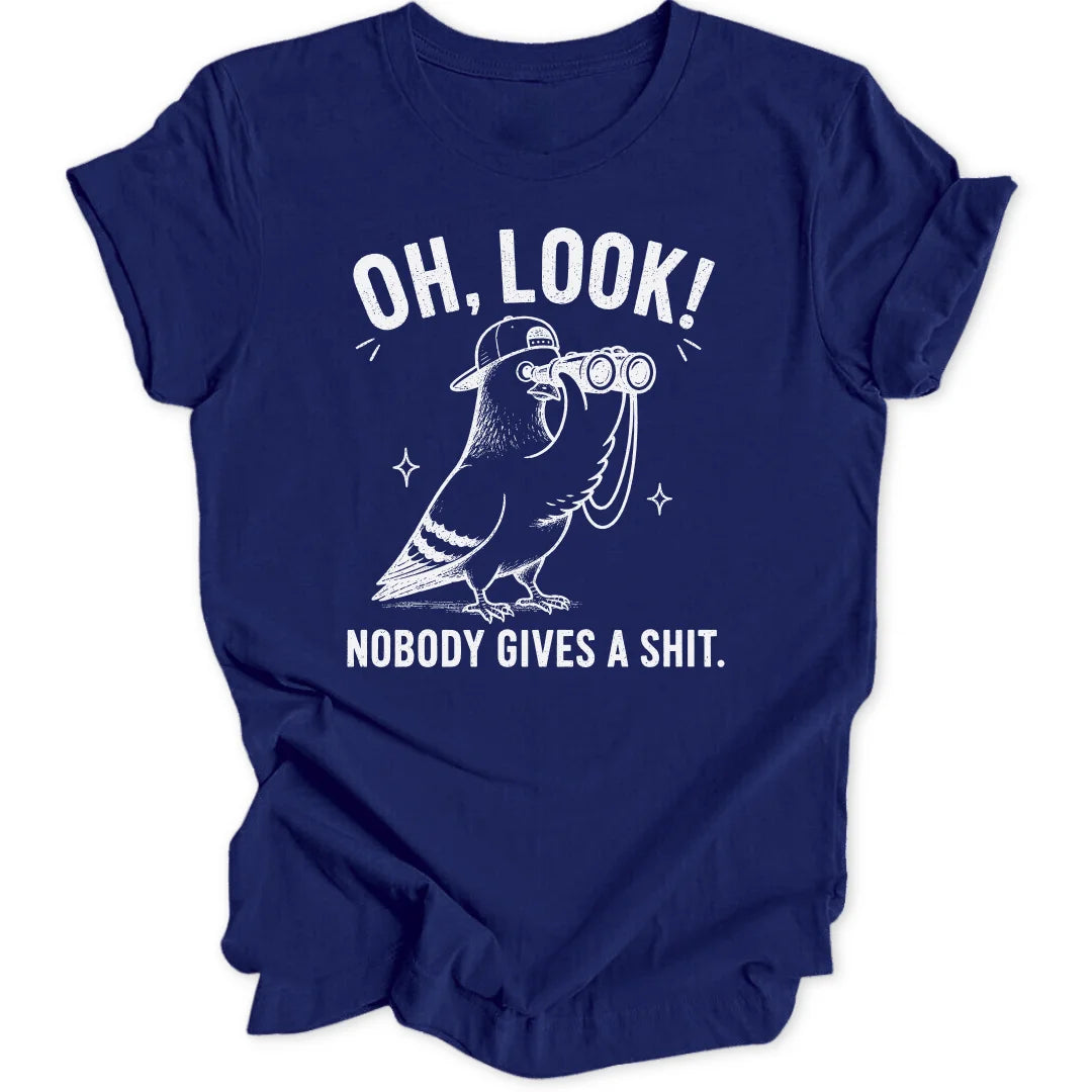 Oh Look Pigeon - Navy