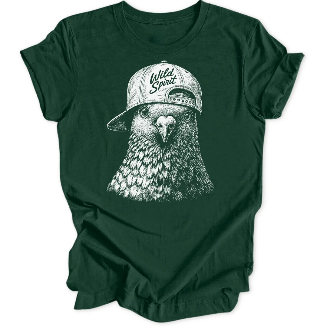 Wild Spirit Cap Pigeon - Forest Green
