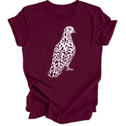 Tribal Pigeon - Maroon