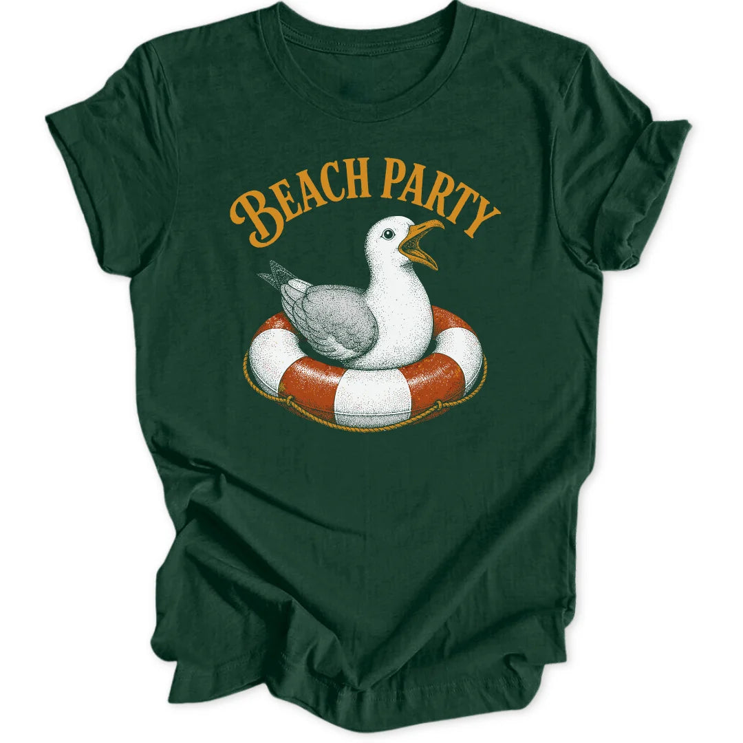 Seagull Beach Party - Forest Green