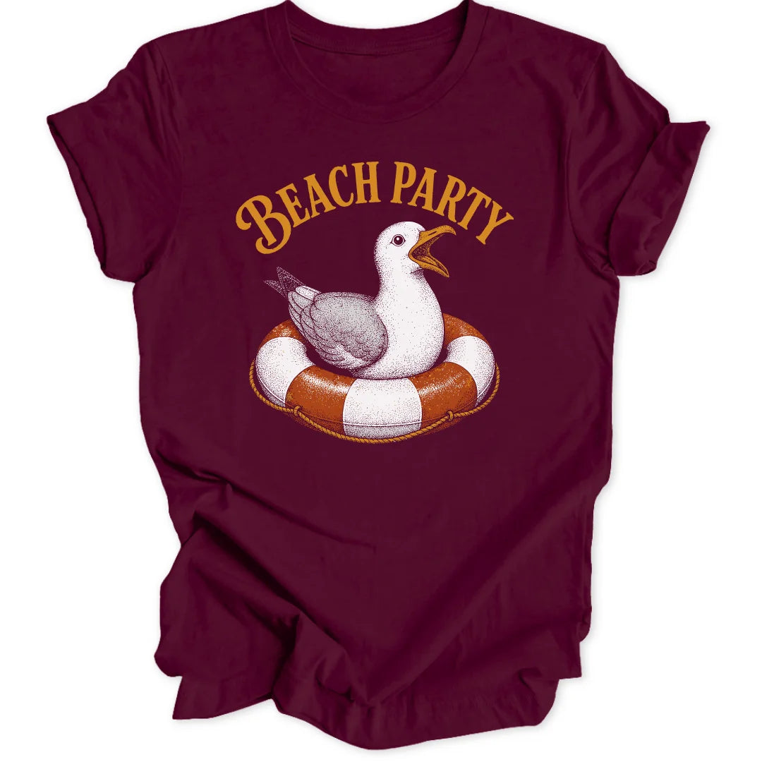 Seagull Beach Party - Maroon