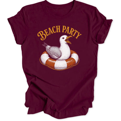 Seagull Beach Party - Maroon