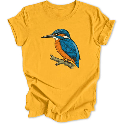 Cute Kingfisher - Gold