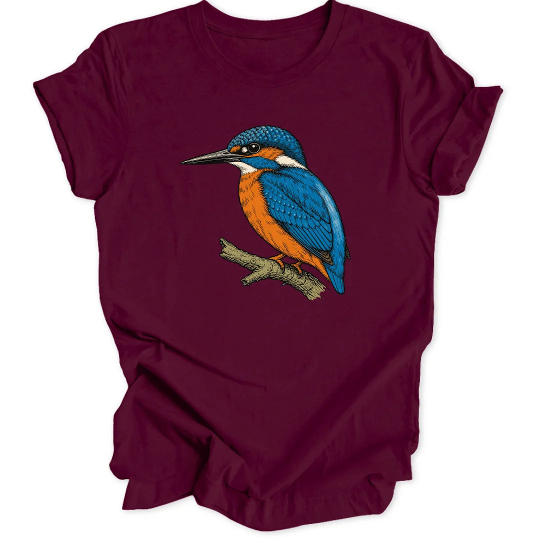 Cute Kingfisher - Maroon