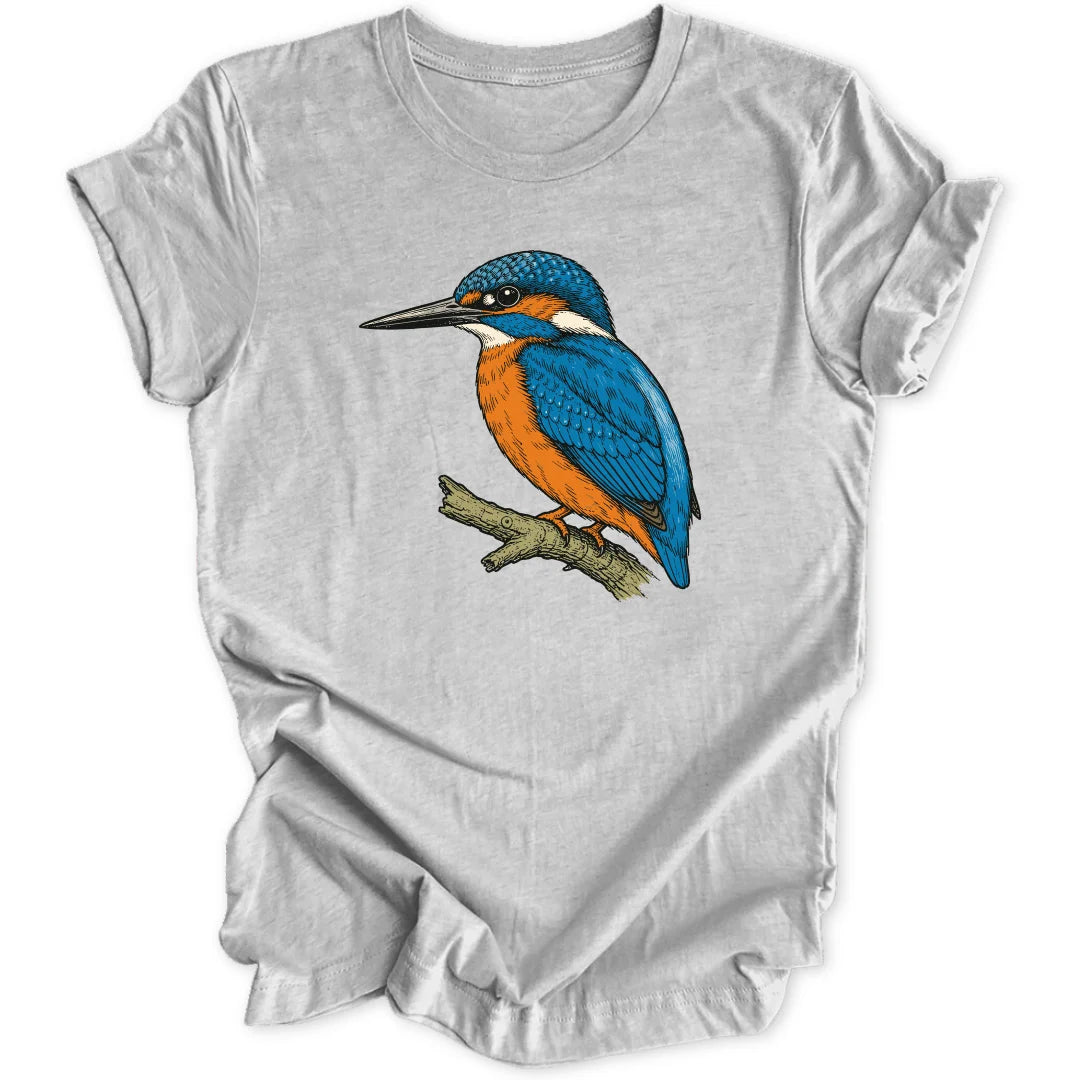 Cute Kingfisher - Sport Grey