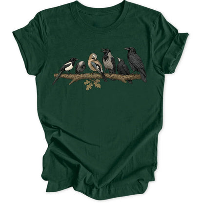 Branch Birds - Forest Green