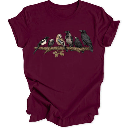 Branch Birds - Maroon