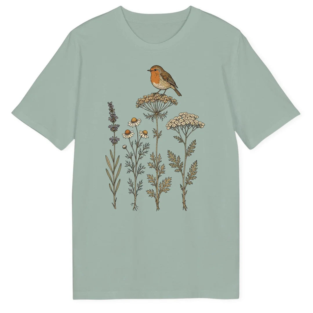 Wildflower Robin - Aloe
