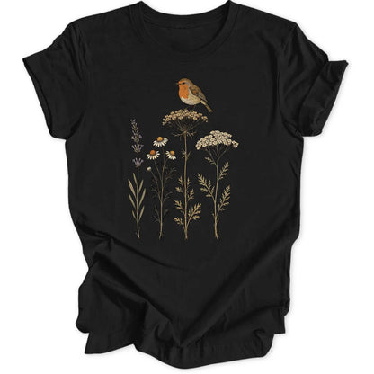 Wildflower Robin - Black