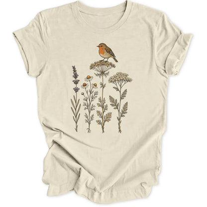 Wildflower Robin - Natural