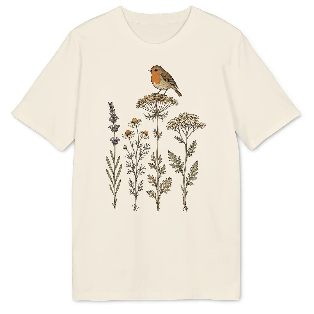 Wildflower Robin - Natural Raw
