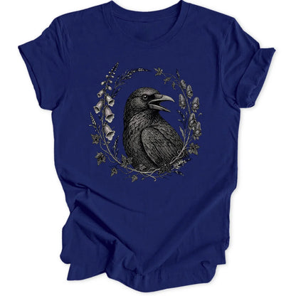 Floral Raven - Navy