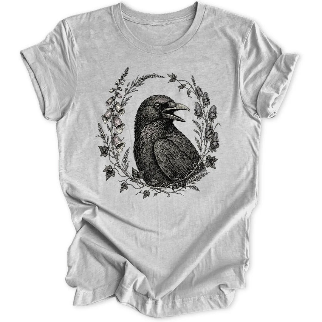 Floral Raven - Sport Grey