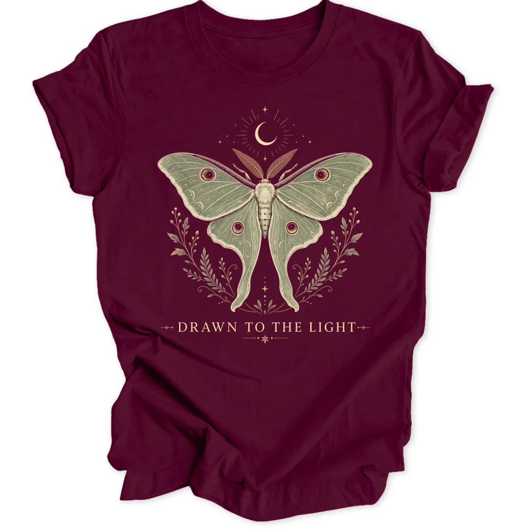 Luna Moth - Maroon