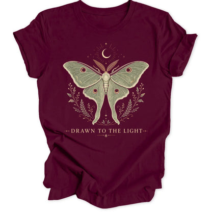 Luna Moth - Maroon