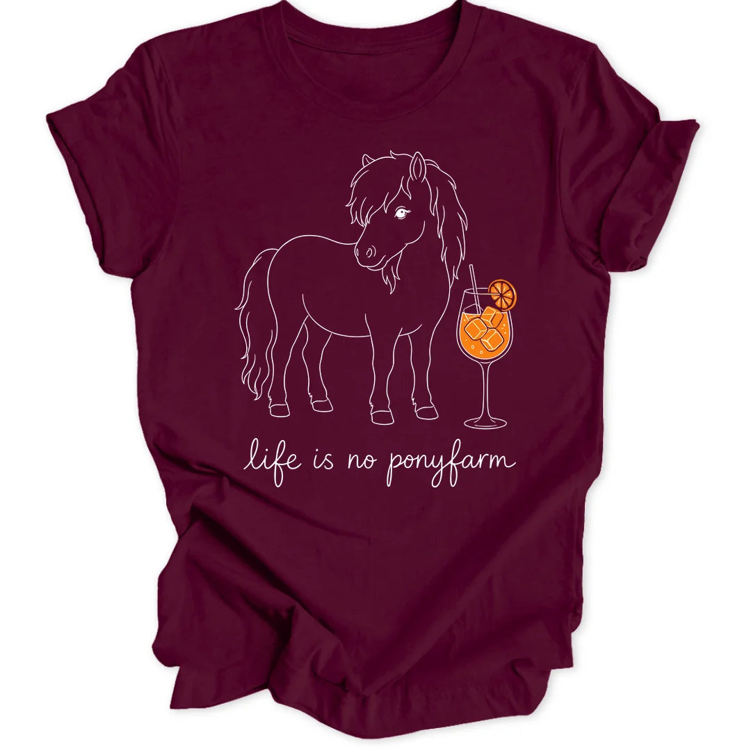 Pony Cocktail - Maroon