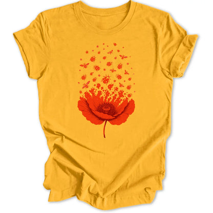 Poppy Ladybugs - Gold