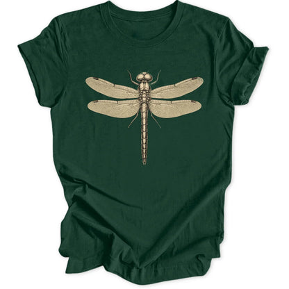 Vintage Dragonfly - Forest Green