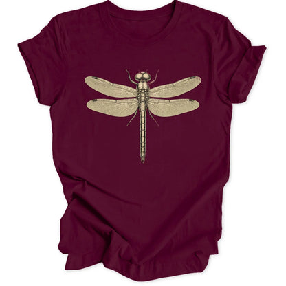 Vintage Dragonfly - Maroon