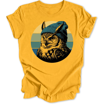 Retro Owl - Gold