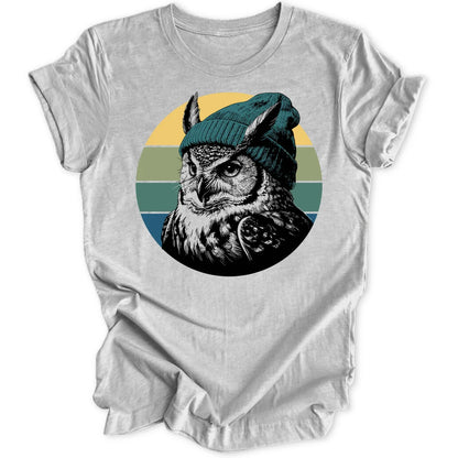 Retro Owl - Sport Grey