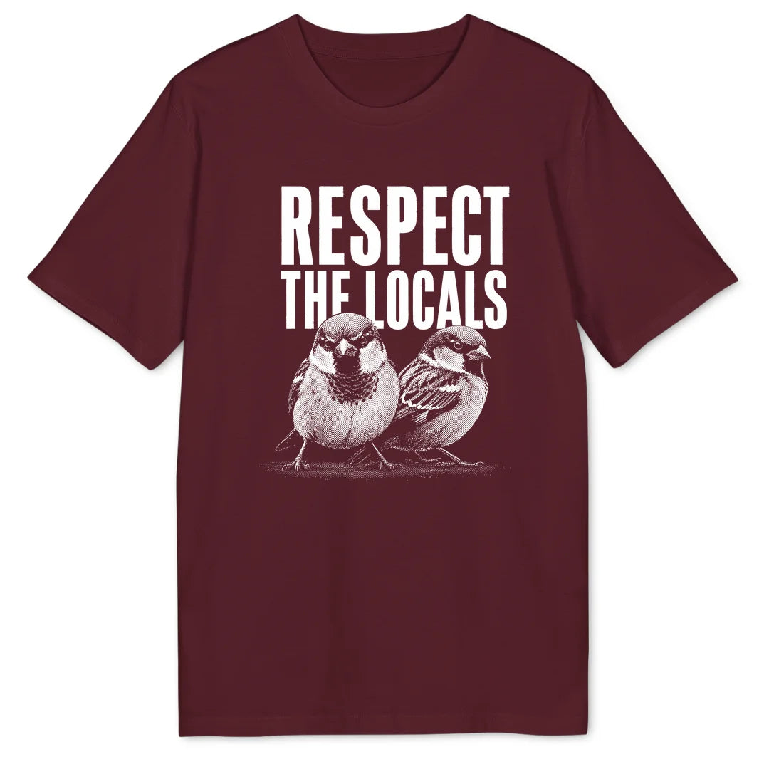 Respect Locals - Burgundy