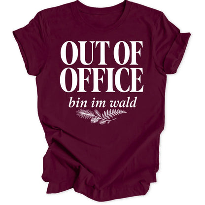 Out Of Office - Maroon