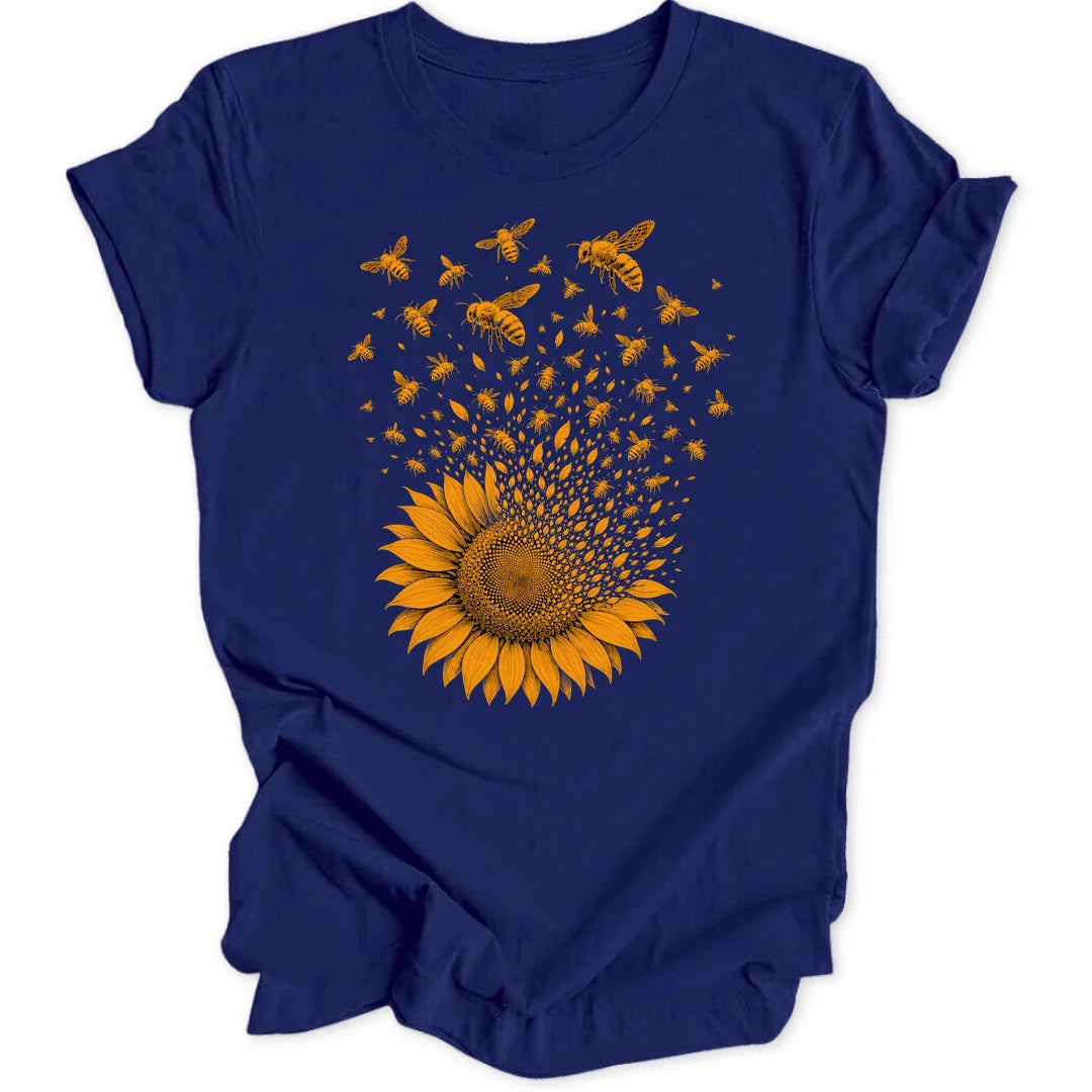Sunflower Swarm - Navy