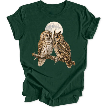 Moon Owls - Forest Green