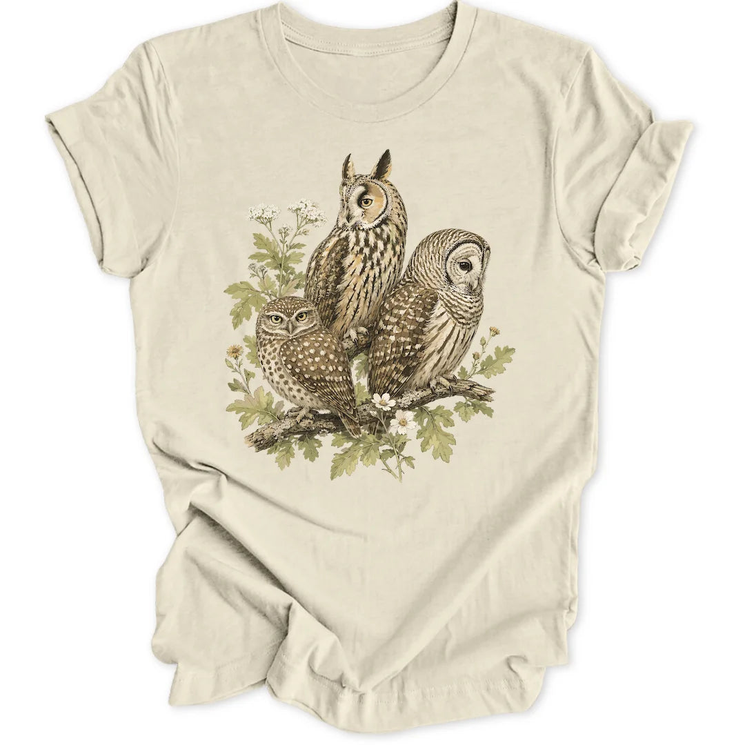 Owl Trio - Natural