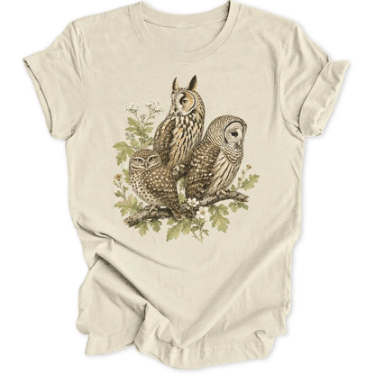 Owl Trio - Natural