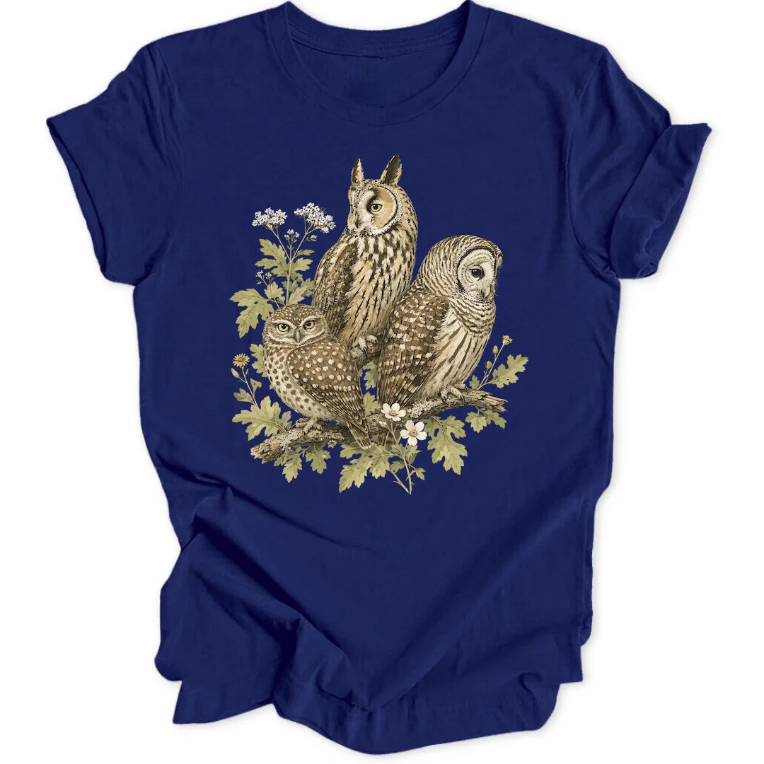 Owl Trio - Navy